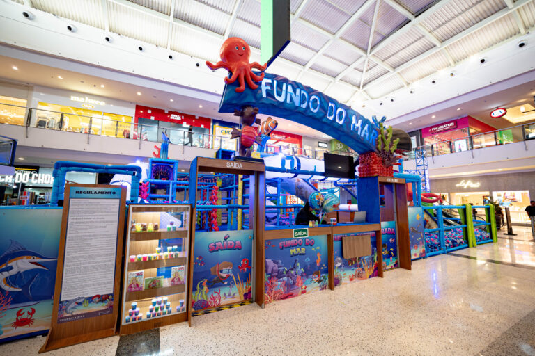 Aventura no fundo do mar é a nova atração kids do Buriti Shopping