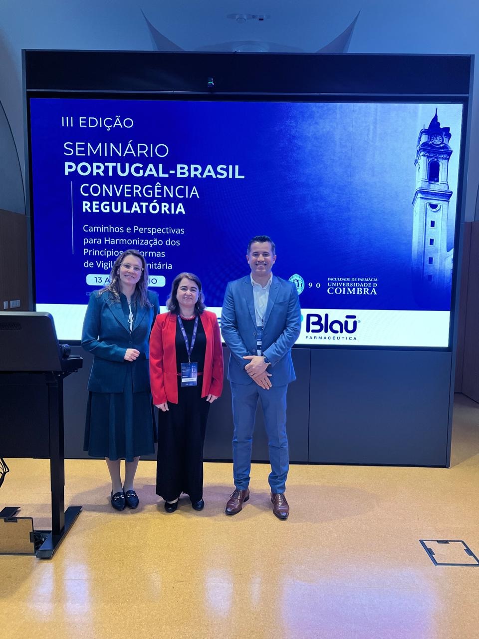 Blau Farmacêutica participa de seminário internacional em Portugal sobre convergência regulatória
