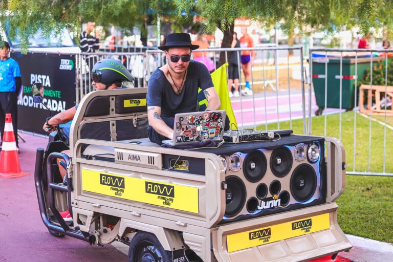 Shopping Cerrado recebe corrida com DJ em triciclo e programação especial para os amantes do esporte.