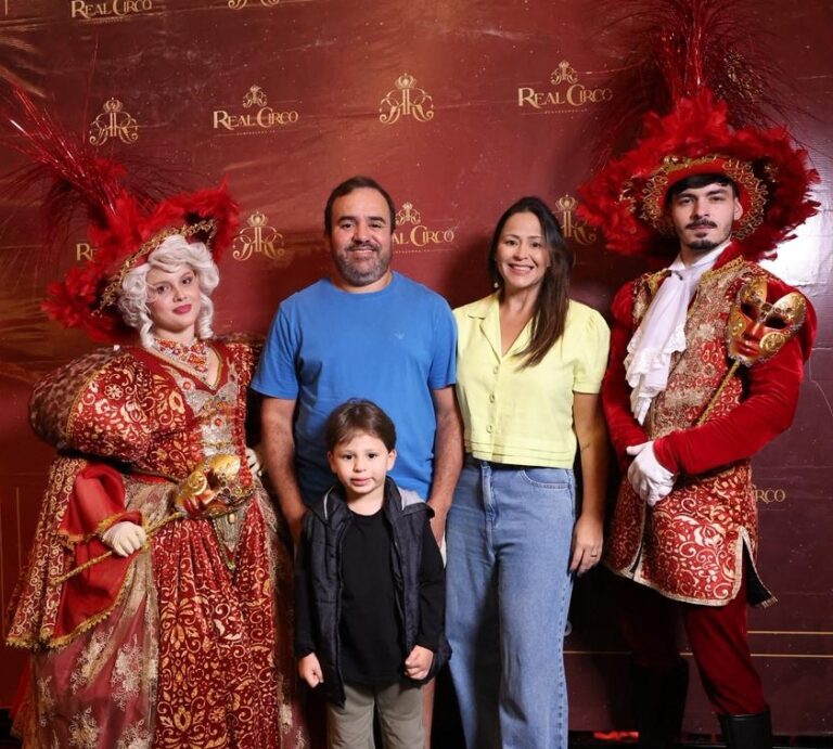 Sessão de gala do Real Circo reúne convidados em noite de emoção, tecnologia e atrações radicais em Goiânia