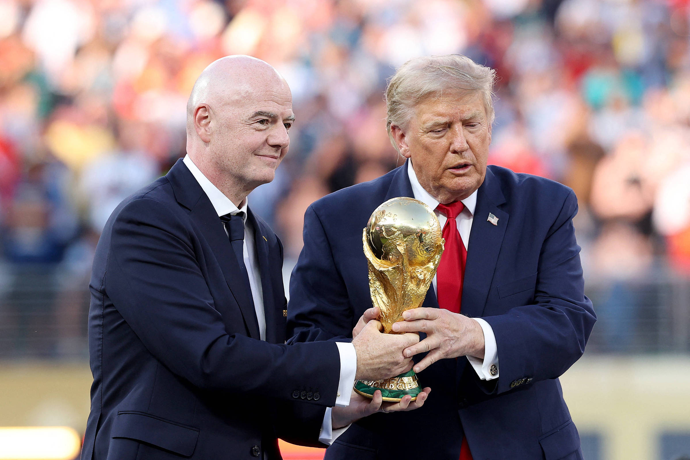 Infantino ataca críticos da Copa do Mundo por 'espalharem ódio'