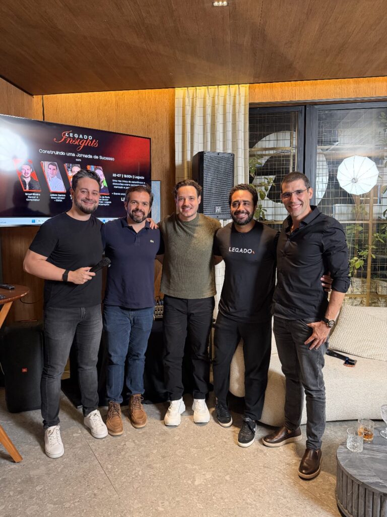 O que une a música e o mercado imobiliário? Legado Insights reúne empresários para falar sobre inovação, propósito e sucesso.