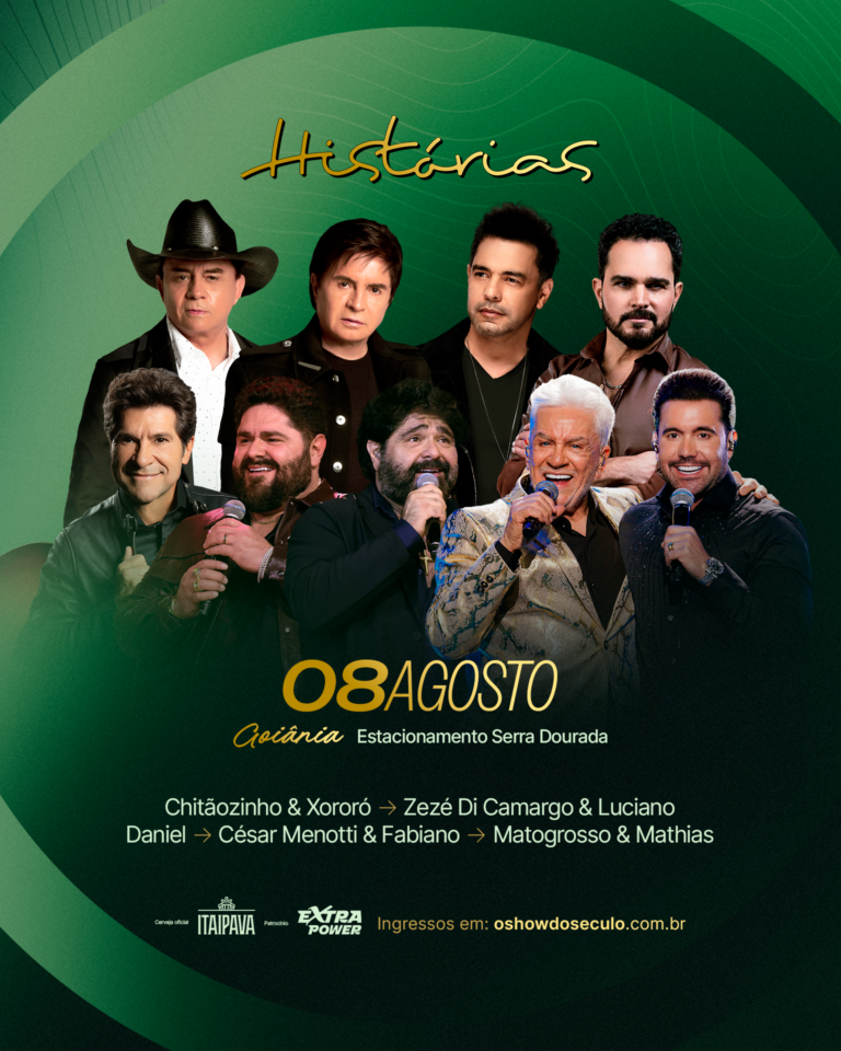 Goiânia recebe o festival Histórias e celebra a força do sertanejo com encontro inédito de grandes nomes da música.