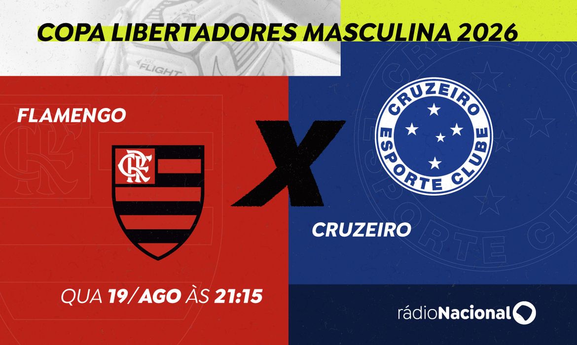 Rádio Nacional exibe Flamengo x Cruzeiro pelas oitavas da Libertadores