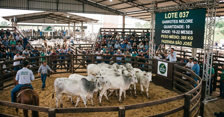 Pesagem dos animais ganha espaço nos leilões e reforça transparência nas negociações da pecuária