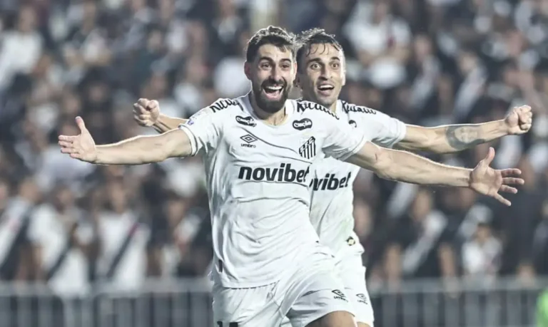 Santos desencanta no 2º tempo e atropela o Vasco pelo Brasileirão