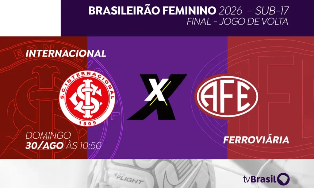 TV Brasil exibe final do Brasileirão Feminino Sub-17 neste domingo