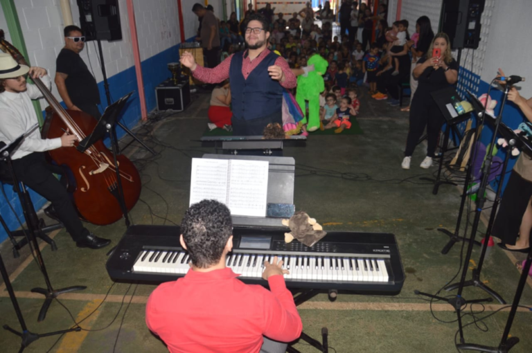 Orquestra Sinfônica de Goiânia leva música de concerto à Escola Municipal Jardim Atlântico