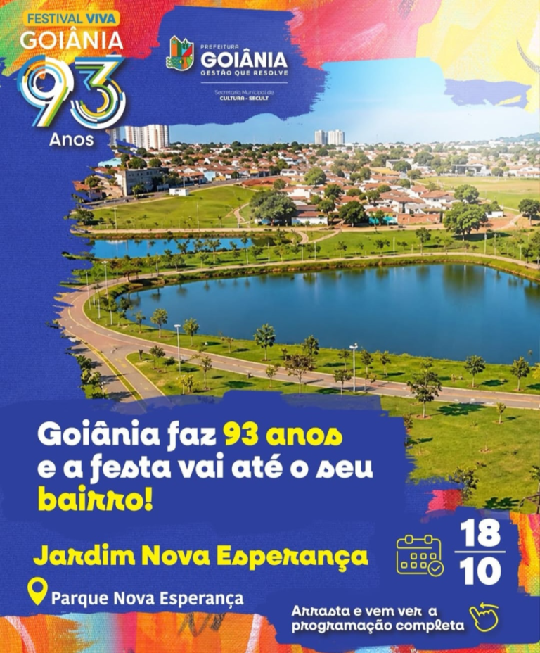 Festival Viva Goiânia tem shows de eletrofunk, sertanejo, forró e hip-hop neste domingo (18/10)